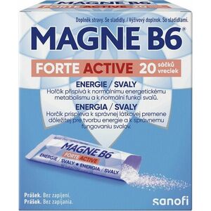 Magne B6 Forte Active 20 vrecúšok vyobraziť