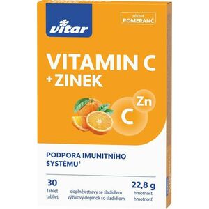 Revital Vitamin C + zinok 30 tabliet vyobraziť