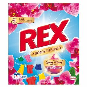 REX Prací prášok Aromatherapy Orchid Color Box 4 pranie 220 g vyobraziť