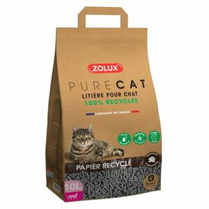 ZOLUX Purecat podstielka recyklovaná papierová pre mačky 10 l vyobraziť