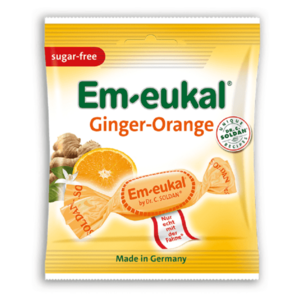 EM-EUKAL pastilky zázvor-pomaranč s vitamínmi bez cukru 50 g vyobraziť