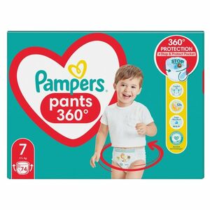PAMPERS Pants veľ.7 Plienkové nohavičky 17 kg+ 74 ks vyobraziť