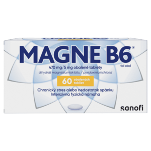 MAGNE B6 470 mg/5 mg obalené tablety 60 kusov vyobraziť