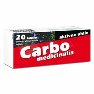 CARBO Medicinalis 300 mg 20 tabliet vyobraziť