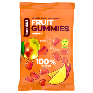 BOMBUS Fruit energy mango gummies 35 g vyobraziť