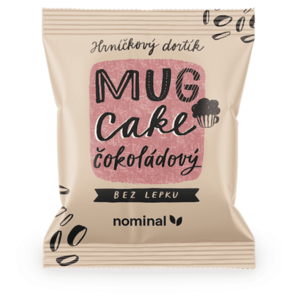 NOMINAL Hrnčeková torta MUG CAKE Čokoládová bez lepku 60 g vyobraziť