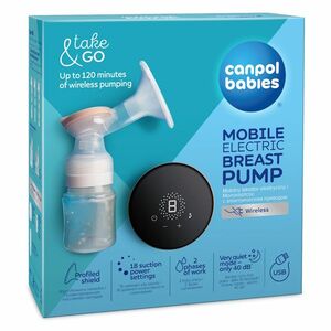 CANPOL BABIES Prenosná elektrická odsávačka materského mlieka Take&Go vyobraziť