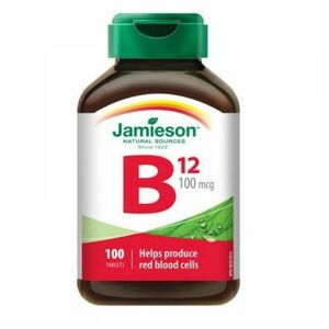 JAMIESON Vitamín B12 metylkobalamín 100 mcg 100 tabliet vyobraziť