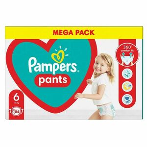 PAMPERS Pants veľ.6 Plienkové nohavičky 15+kg 84 ks vyobraziť