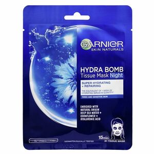 GARNIER Skin Naturals Hydra Bomb Textilná maska nočná 28 g vyobraziť