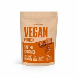 DESCANTI Vegan protein isolate salted caramel 750 g vyobraziť