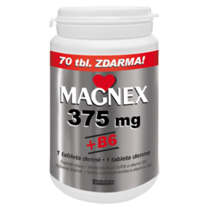 MAGNEX 375 mg + vitamín B6 250 tabliet vyobraziť