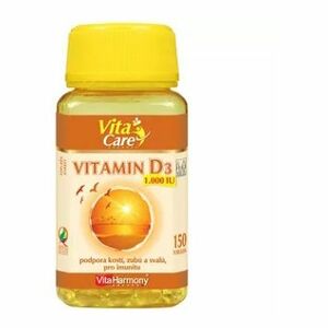VITAHARMONY Vitamín D3 1000IU 150 kapsúl vyobraziť