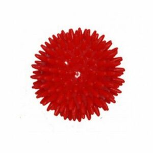 MODOM Masážna loptička ježko červený 8 cm vyobraziť
