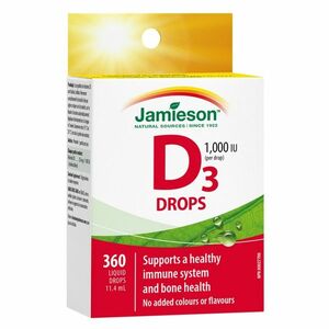 JAMIESON Vitamín D3 1000 IU kvapky 11, 4 ml vyobraziť