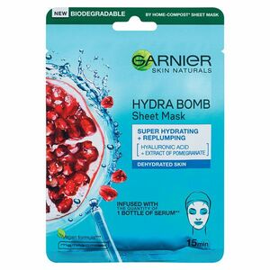 GARNIER Skin Naturals Hydra Bomb Textilná maska Pomegranate 28 g vyobraziť