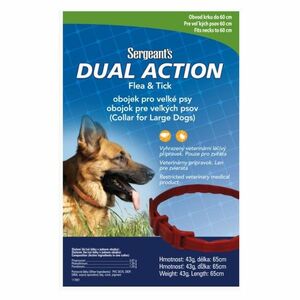 SERGEANT´S Dual Action antiparazitný obojok pre veľké psy 65 cm vyobraziť