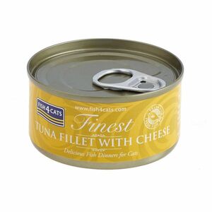 FISH4CATS Konzerva pre mačky Finest tuniak so syrom 70 g vyobraziť