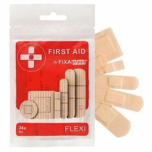 FIXAplast First aid flexi náplast mix 24 kusů vyobraziť