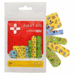 FIXAplast First aid kids náplasť mix 24 kusov vyobraziť