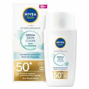 NIVEA Sun Pleťový krém Specialist Derma Skin Clear OF 50+ 40 ml vyobraziť