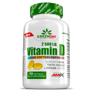 GREENDAY Vitamín D3 2500 I.U. 90 kapsúl vyobraziť