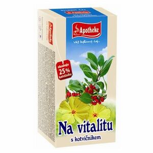 APOTHEKE Na vitalitu s kotvičníkom čaj 20x 2 g vyobraziť