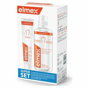 Elmex Caries Protection ústna voda 400 ml + Caries Protection zubná pasta 75ml vyobraziť