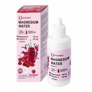 OVONEX Magnesium water raspberry 100 ml vyobraziť