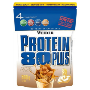 WEIDER 80 Plus proteín príchuť toffee-caramel 500 g vyobraziť