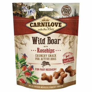 CARNILOVE Dog Crunchy Snack Wild Boar&Rosehips 200 g vyobraziť