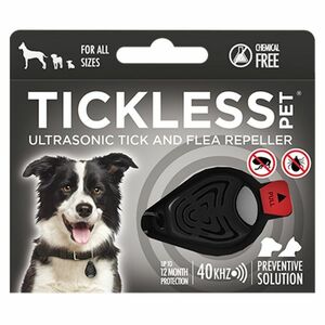 TICKLESS PET Ultrazvukový odpudzovač kliešťov a bĺch pre psov farba black 1 kus vyobraziť