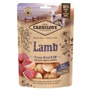 CARNILOVE Raw Freeze-Dried Snacks Lamb maškrty pre psov 60 g vyobraziť