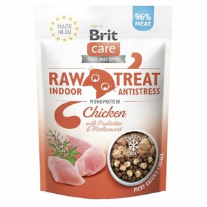 BRIT Raw Treat Cat Indoor Anti stress Chicken maškrty pre mačky 40 g vyobraziť