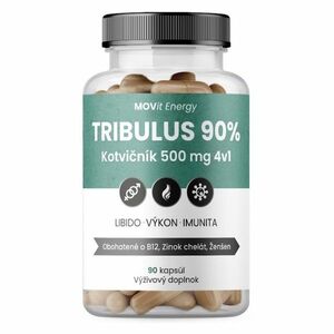 MOVIT ENERGY Tribulus 90% kotvičník 500 mg 4 v 1 90 kapsúl vyobraziť