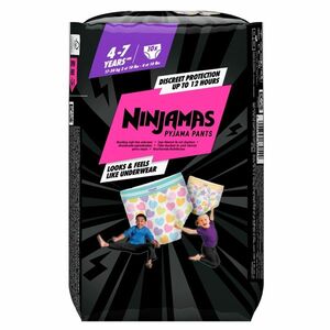 PAMPERS Ninjamas pants S7 Heart 17- 30 kg 10 kusov vyobraziť