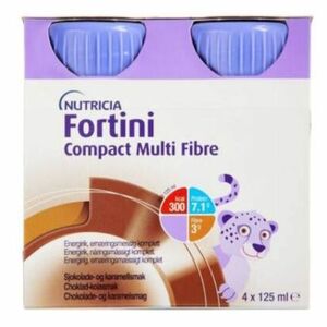 FORTINI Compact multi fibre s príchuťou čokoláda-karamel 4 x 125 ml vyobraziť