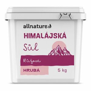 ALLNATURE Himalájska soľ ružová hrubá 5 kg vyobraziť
