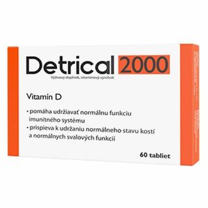 DETRICAL 2000 Vitamín D 60 tabliet vyobraziť