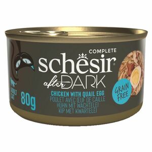 SCHESIR After Dark Wholefood konzerva pre mačky kura a vajcia 80 g vyobraziť