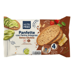 NUTRIFREE Panfette celozrnný krájaný chlieb 4 x 85 g vyobraziť