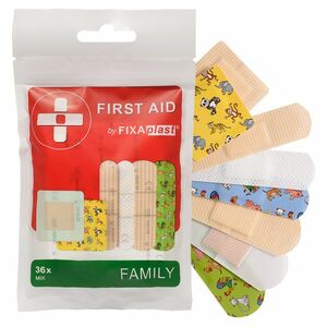 FIXAplast First aid family náplasť mix 36 kusov vyobraziť