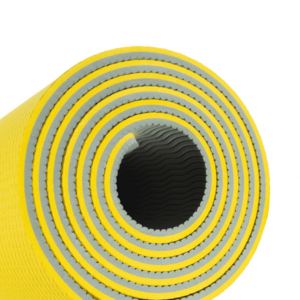 GYMBEAM Yoga mat dual grey yellow podložka vyobraziť
