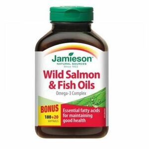 JAMIESON Omega-3 Komplex z lososa a rybích olejov 200 kapsúl vyobraziť