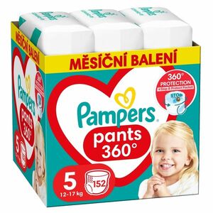 PAMPERS Pants veľ.5 Plienkové nohavičky 12-17 kg 152 ks vyobraziť