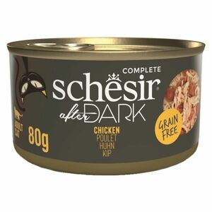 SCHESIR After Dark Wholefood konzerva pre mačky kura 80 g vyobraziť