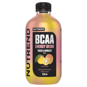 NUTREND BCAA energy drink yuzu a marhuľa 330 ml vyobraziť