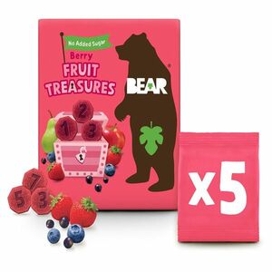 BEAR Fruit treasures berry jahoda a čučoriedka 5 x 20 g vyobraziť