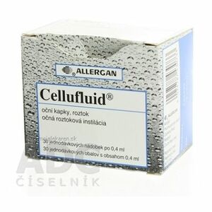 CELLUFLUID 5 mg/ml očná roztoková instilácia 30x0, 4 ml vyobraziť