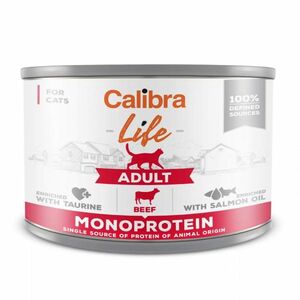 CALIBRA Life konzerva Adult Beef pre mačky 200 g vyobraziť